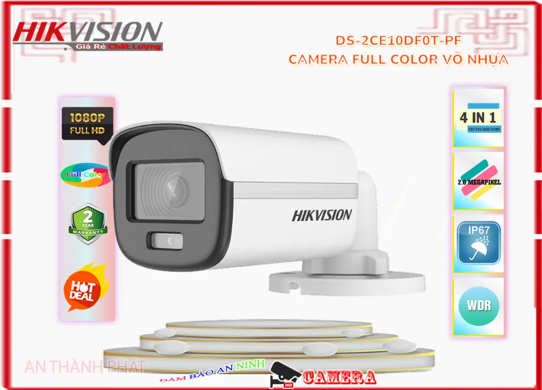 DS-2CE10DF0T-PF Camera Full Color Giá Rẻ,DS-2CE10DF0T-PF Giá rẻ,DS-2CE10DF0T-PF Giá Thấp Nhất,Chất Lượng